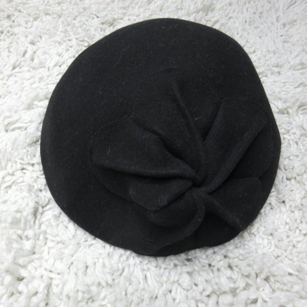 Betmar New York black vintage wool hat‎